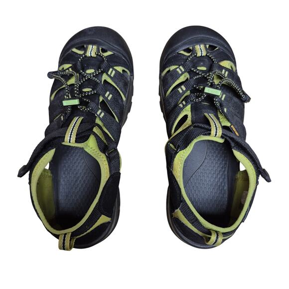 Keen Black Green Newport Closed Toe Water Sandals Shoes Men's 7 Women's 8 1/2 - Picture 2 of 6